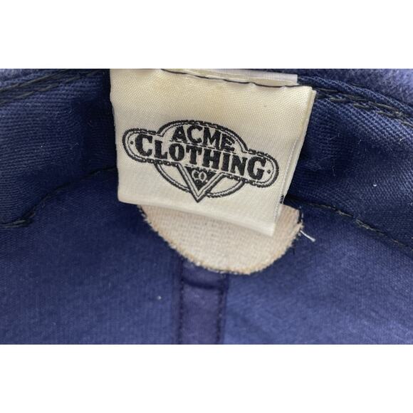 Warner Bros Yosemite Sam Blue Vintage Hat Acme Clothing Fast Shipping - Picture 9 of 16